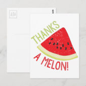 Carte Postale Un melon (Devant / Derrière)