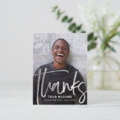 Carte Postale Un Merci de graduation moderne éclatant (Debout devant)