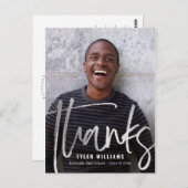 Carte Postale Un Merci de graduation moderne éclatant (Devant / Derrière)