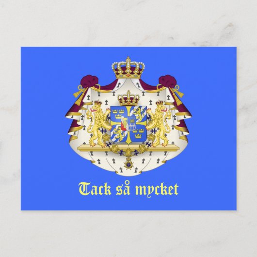 Carte Postale Un Merci suédois (Devant)