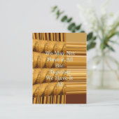 Carte Postale Un message inspirant avec la conception africaine (Debout devant)