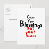 Carte Postale Un message spécial chaque jour (Devant / Derrière)