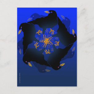 CARTE POSTALE UN MEURTRE DE LIGNES