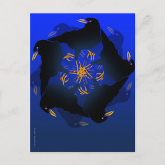 CARTE POSTALE UN MEURTRE DE LIGNES