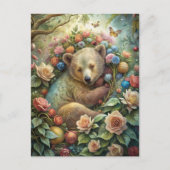 Carte Postale Un mignon bébé ours (Devant)