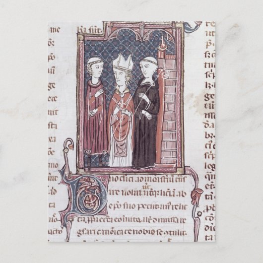 Carte Postale Un moine, un évêque et un abbé (Devant)