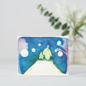 Carte Postale Un moment au clair de lune (Debout devant)