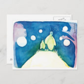 Carte Postale Un moment au clair de lune (Devant / Derrière)