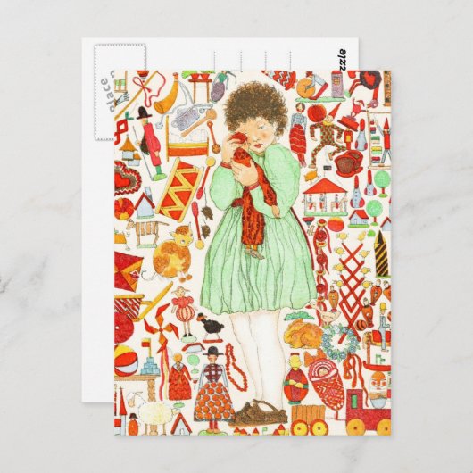 Carte Postale Un monde de jouets ! (Devant / Derrière)