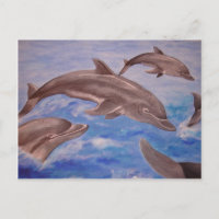 Un morceau de dauphins de saut