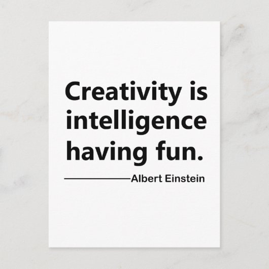 Carte Postale un mot sage sur le travail (Devant)