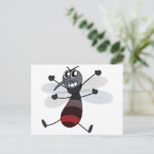 Carte Postale Un moustique (Debout devant)