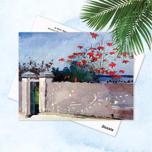 Carte Postale Un Mur Nassau Winslow Homer