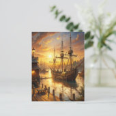 Carte Postale Un navire aux quais (Debout devant)