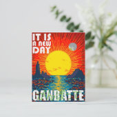 Carte Postale Un nouveau jour - Continuez ! (Debout devant)