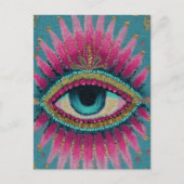 Carte Postale Un oeil diabolique protecteur (Devant)