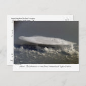 Carte Postale Un orage africain vu par ISS (Devant / Derrière)