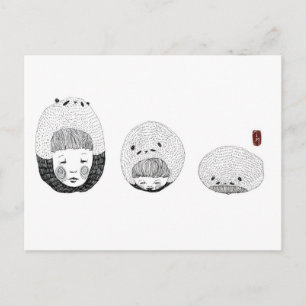 Carte Postale Un panda ennuyeux