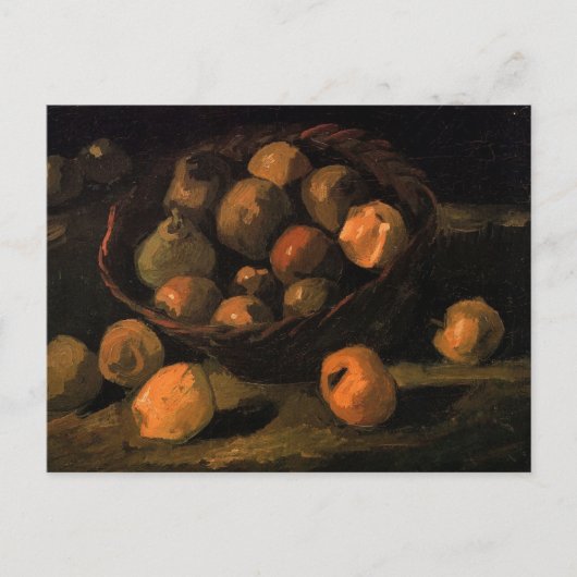 Carte Postale Un panier de pommes de Vincent van Gogh (Devant)