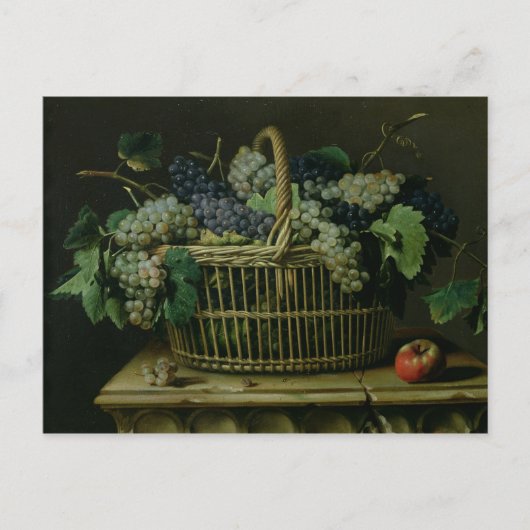 Carte Postale Un panier de raisins (Devant)