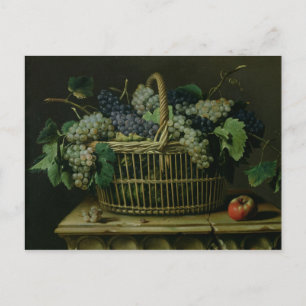 Carte Postale Un panier de raisins