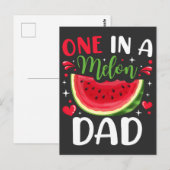 Carte Postale Un papa d'anniversaire à croquer Party (Devant / Derrière)