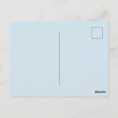 Carte Postale Un papillon et des cœurs (Dos)