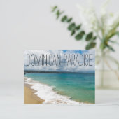 Carte Postale Un paradis dominicain (Debout devant)