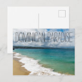 Carte Postale Un paradis dominicain (Devant / Derrière)