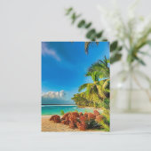 Carte Postale Un paradis tropical. (Debout devant)