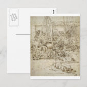 Carte Postale Un parc d'artillerie (Devant / Derrière)