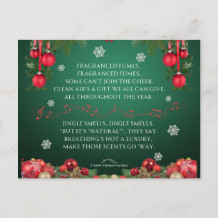 Carte Postale Un Parodie de Jingle Bells pour les Fêtes - Jingle