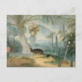 Carte Postale Un paysage à Ceylan par Samuel Daniell (Devant)