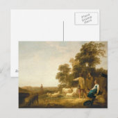 Carte Postale Un paysage avec bergers et bergers (Devant / Derrière)