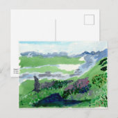 Carte Postale Un paysage magnifique et paisible (Devant / Derrière)