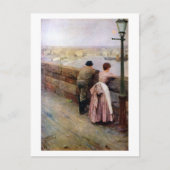 Carte Postale Un pêcheur par Anders Zorn (Devant)