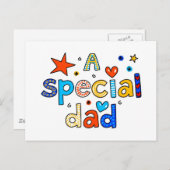 Carte Postale Un père spécial (Devant / Derrière)