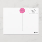 Carte Postale Un petit bonjour rapide - pourpre (Dos)