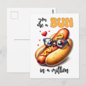 Carte Postale Un petit bout de chien dans un million de Punny Fu (Devant / Derrière)