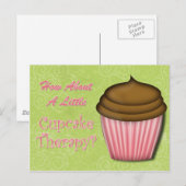 Carte postale Un Petit Cupcake Therapy (Devant / Derrière)