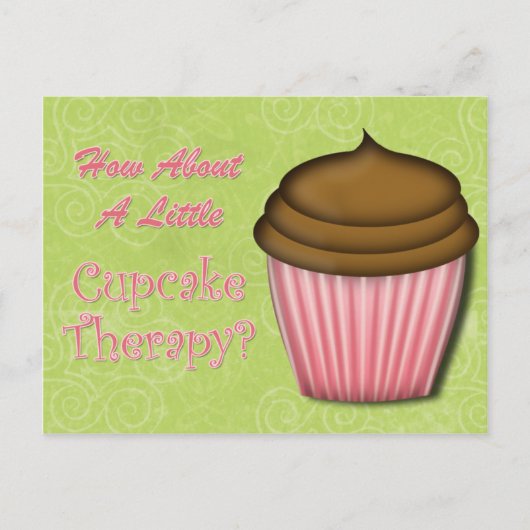 Carte postale Un Petit Cupcake Therapy (Devant)