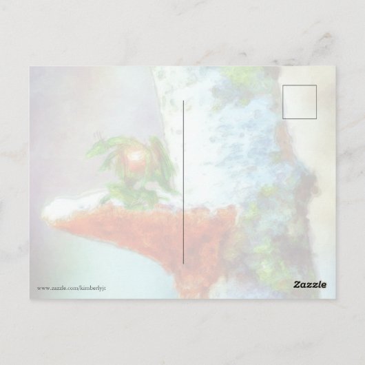 Carte Postale Un petit dragon dort (Dos)