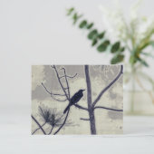 Carte Postale Un petit oiseau - Au revoir (Debout devant)