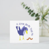 Carte Postale Un Petit Oiseau M'A Dit (Debout devant)