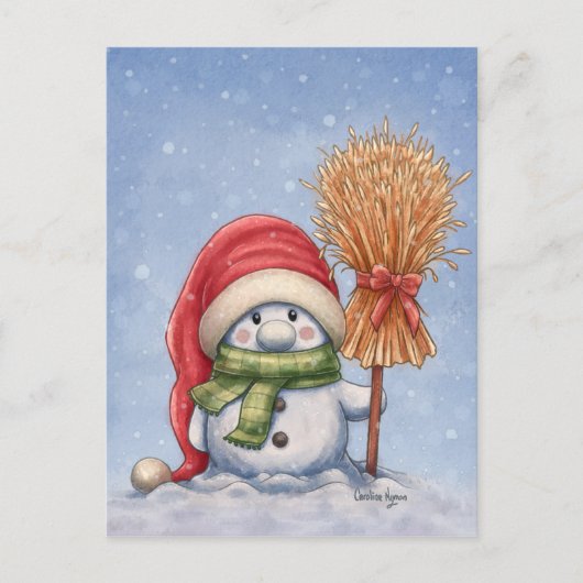 Carte Postale Un Petit Snowman (Devant)