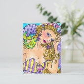 Carte Postale Un peu d'aide (Debout devant)