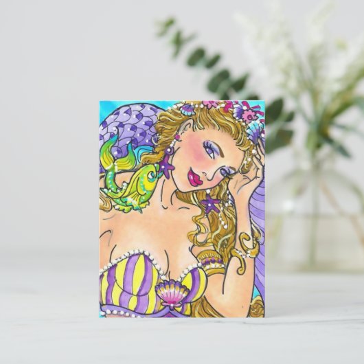 Carte Postale Un peu d'aide (Debout devant)