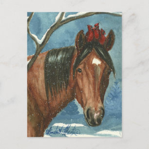 Carte Postale Un Peu D'Aide De Mon Ami Wild Horse Post Card