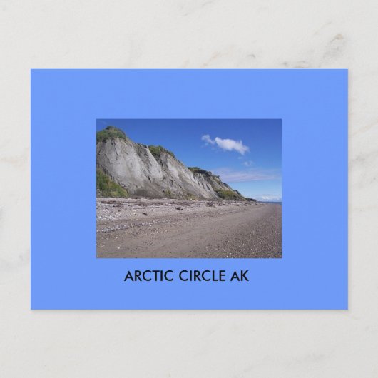 Carte Postale un peu de bluff, ARCTIC CIRCLE AK (Devant)