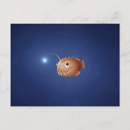 Carte Postale Un peu de poisson-pêcheur (Devant)